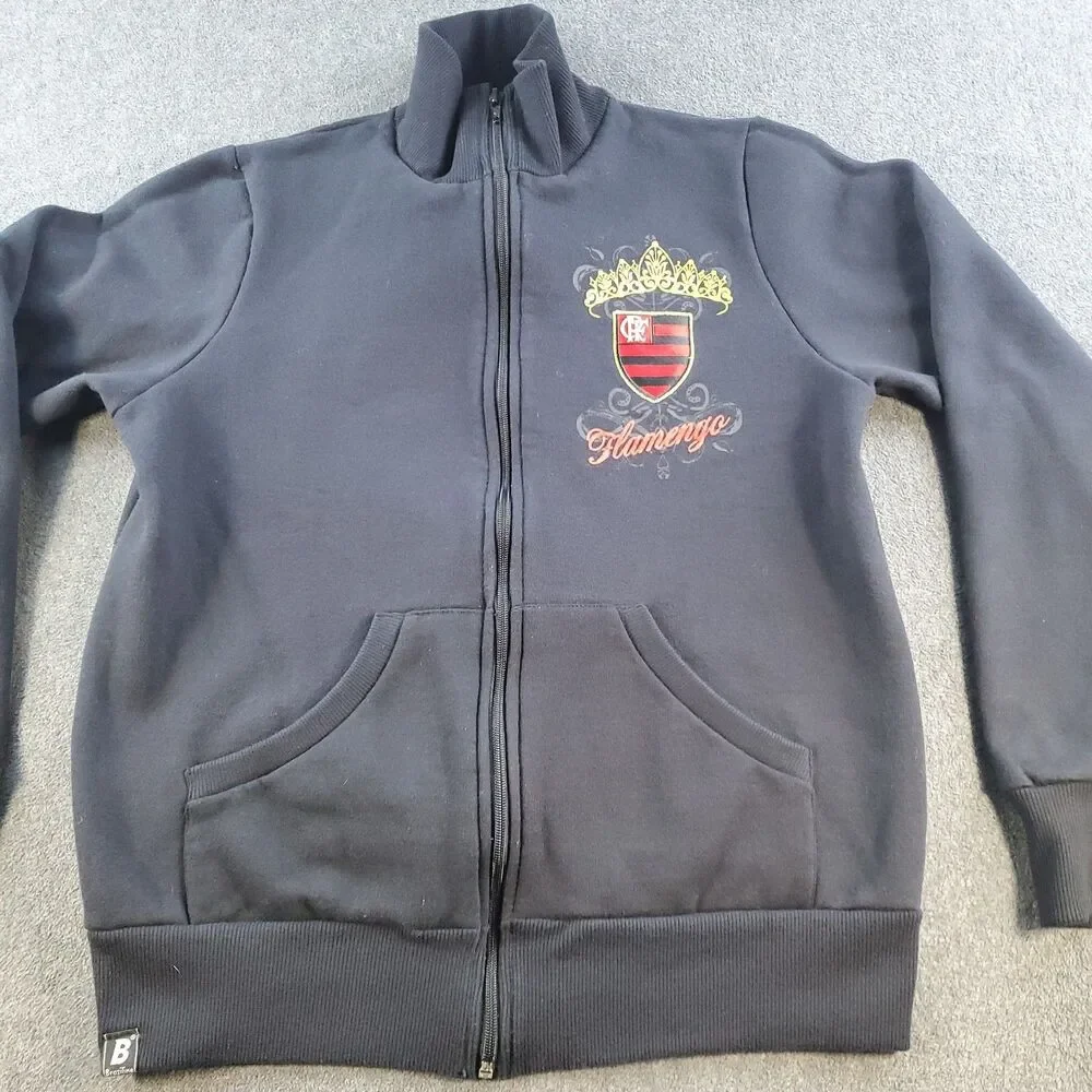 2004 Clube de Regatas do Flamengo jacket Youth Size Medium  Black